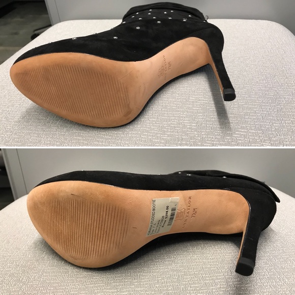 Ann Taylor Adriana Studded black booties - 7.5 - Picture 7 of 8